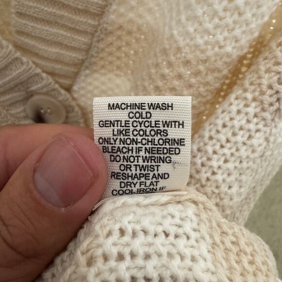 Jessica Simpson Striped V-Neck Cardigan Sweater US Women's XS - Picture 5 of 6